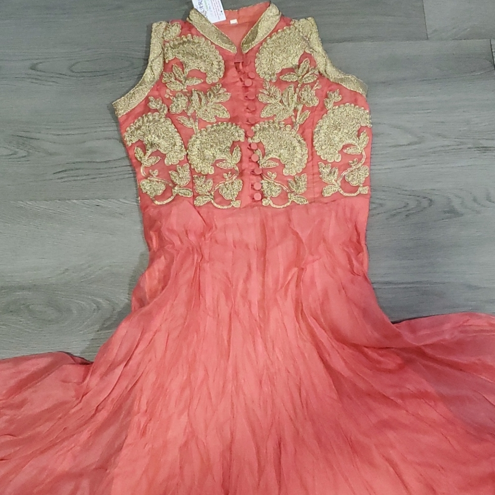 Dress with leggings and dupatta